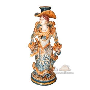 Lumiera piccola femmina h 31 blu/arancio