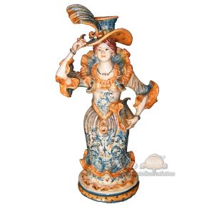 Lumiera piccola femmina h 31 blu/arancio