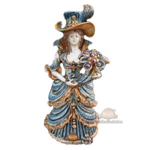 Lumiera media femmina h 34 blu/arancio