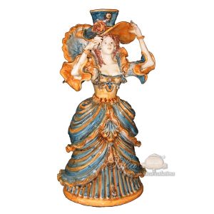 Lumiera media femmina h 34 blu/arancio