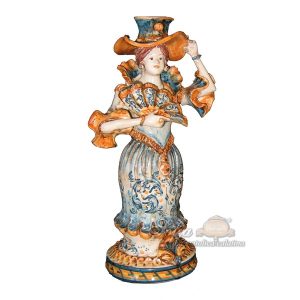 Lumiera piccola femmina h 31 blu/arancio