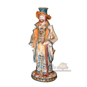 Lumiera piccola uomo h 32 blu/arancio