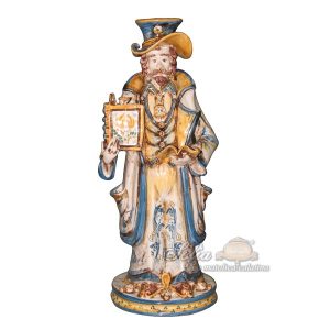 Lumiera piccola uomo h 32 blu/arancio