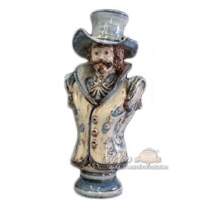 Lumiera mezzo busto uomo h 30 s. d'arte mono blu