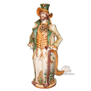 Lumiera grande uomo h 42 verde/arancio