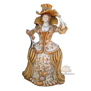 Lumiera grande femmina h 40 giallo/arancio