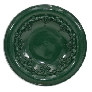 Piatto Ø 30 plastico sofia verde antico