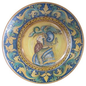 Piatto cap. prete Ø 35 c/figurato ornato calatino