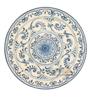 Piatto Ø 40 decoro 600 mono blu