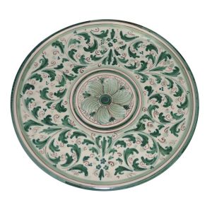 Piatto Ø 37 s. d'arte mono verde