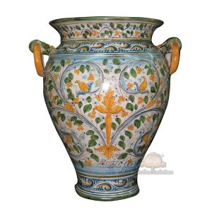 Portaombrello ad anelli h 50 antico fogliame