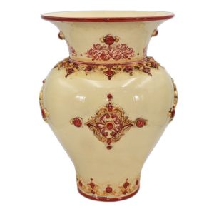 Portaombrello panciuto h 50 plastico sofia rosso/arancio