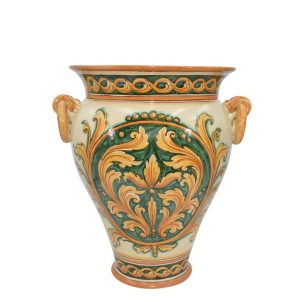 Portaombrello ad anelli h 50 stile richard verde/arancio