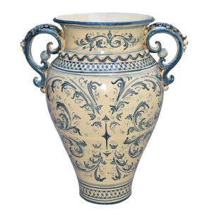 Portaombrello c/manici ghirigori h 55 s. d'arte mono blu