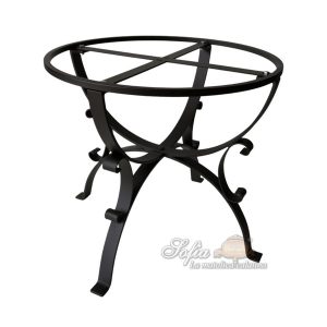 Piede in ferro Ø 80 h 72 cm