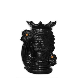 Testa h 15 c/perline arancio black line maschio