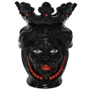 Testa h 40 c/perline rosse black line maschio
