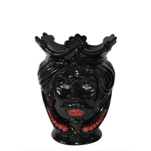 Testa h 25 c/perline rosse black line maschio