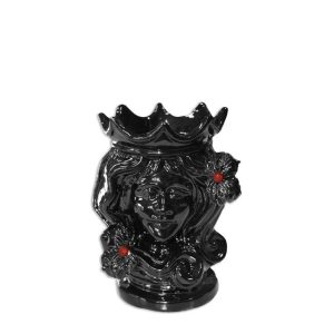 Testa h 15 c/perline rosse black line femmina