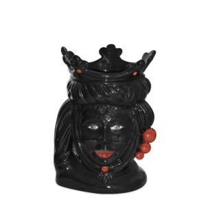 Testa h 20 c/perline rosse black line femmina