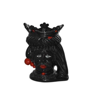 Testa h 20 c/perline rosse black line maschio