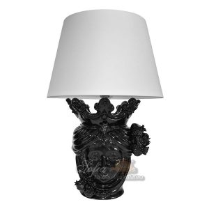 Lume a testa h 40 melograni black line femmina (h70 c/paralume Ø45)