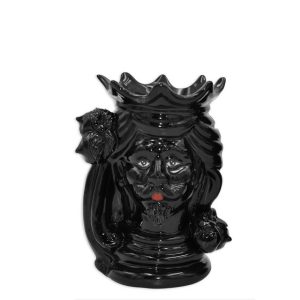 Testa h 15 black line maschio c/espressione labbra rosse