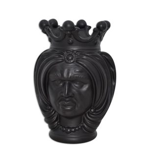 Testa h 25 turbante black opaco maschio