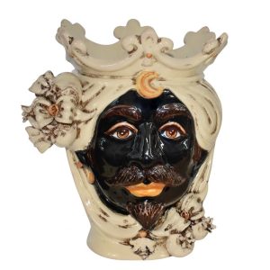 Testa h 25 melograni avorio maschio moro