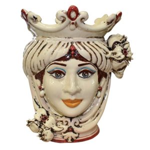 Testa h 25 melograni avorio/bordeaux femmina