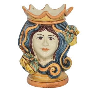 Testa h 15 limoni blu/arancio femmina - Bomboniera