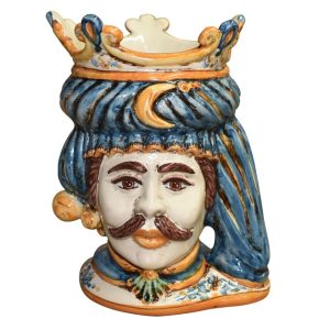 Testa h 20 blu/arancio maschio bianco