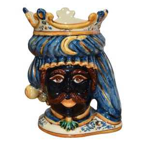 Testa h 20 blu/arancio maschio moro
