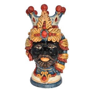 Testa h 50 ricca colorata maschio moro