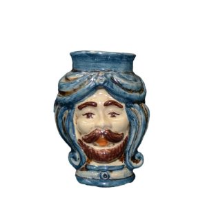 Testa h 10 mono blu maschio bianco - Bomboniera