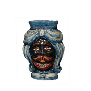 Testa h 10 mono blu maschio moro - Bomboniera