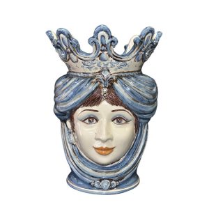 Testa h 40 liscia mono blu femmina