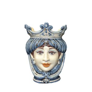 Testa h 25 liscia mono blu femmina