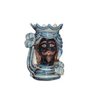 Testa h 15 limoni mono blu maschio moro - Bomboniera