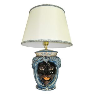 Lume a testa h 33 s/corona mono blu maschio moro