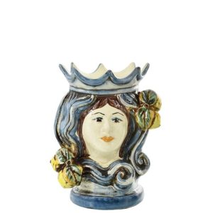 Testa h 15 limoni gialli mono blu femmina - Bomboniera