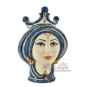 Testa h 30 mono blu c/oro femmina