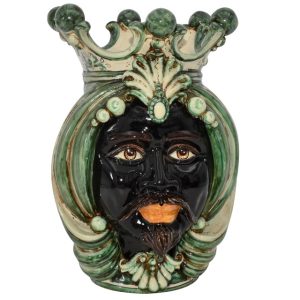 Testa h 38 mono verde maschio moro