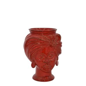 Testa h 20 tuareg corona liscia rosso fuoco femmina (selenio)