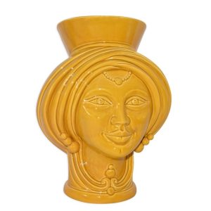 Testa h 30 corona liscia senape femmina