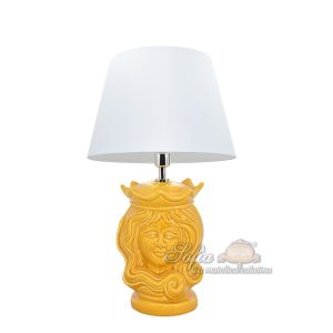 Lume a testa h 15 senape femmina (h35 c/paralume Ø20)