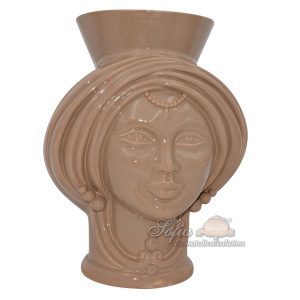 Testa h 30 corona liscia tortora lucido femmina