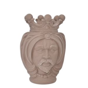 Testa h 25 turbante tortora opaco maschio