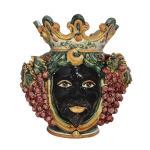 Testa h 40 uva verde/arancio maschio moro