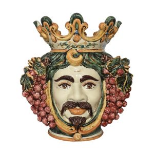 Testa h 40 uva verde/arancio maschio bianco